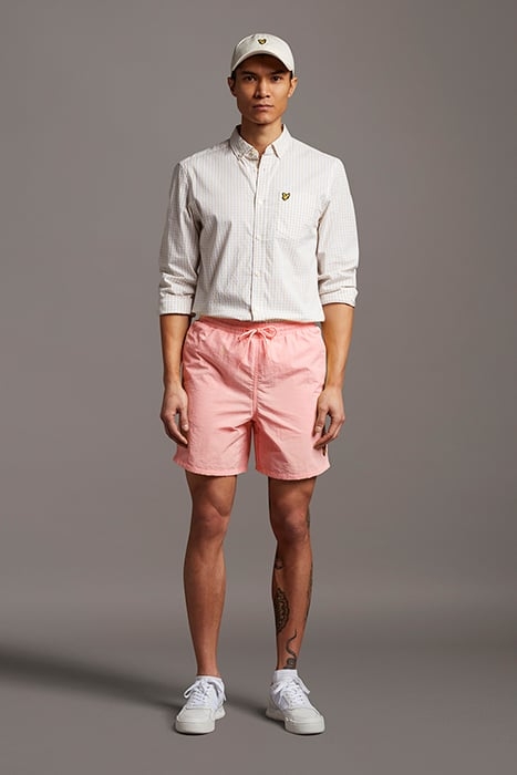 PLAIN SWIM SHORT PUNCH PINK 1