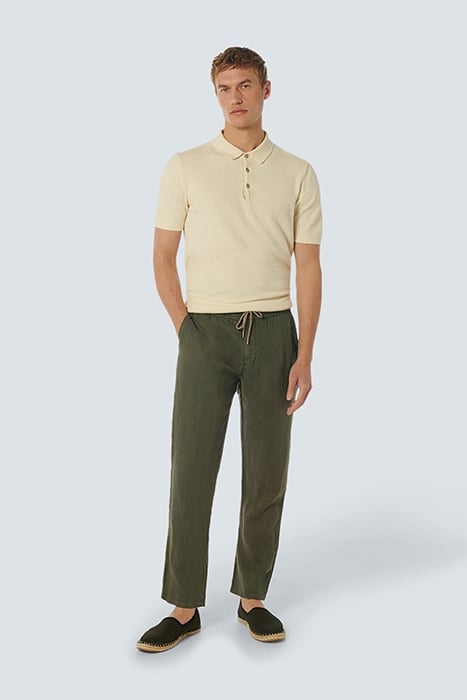 PANTS LINEN GARMENT DYED DARK STEEL 3