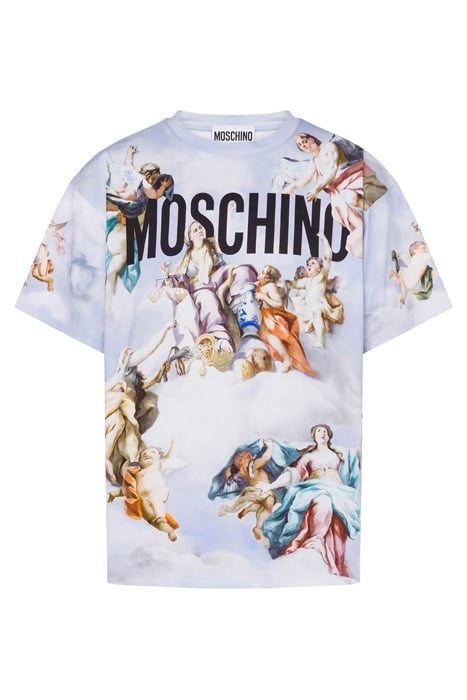 FRESCO PRINT JERSEY T-SHIRT BLUE 3