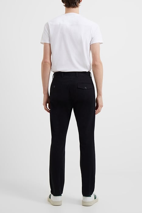 COTTON SATEEN CHINO BLUE 3