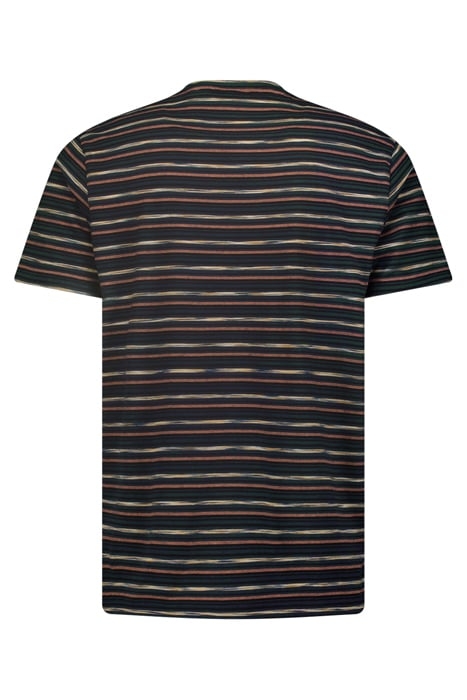 T-SHIRT CREWNECK MULTI COLOURED STRIPES NIGHT 5