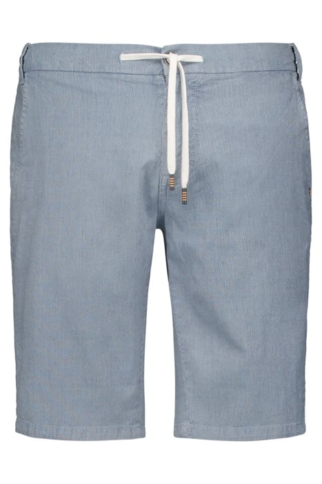 SHORT 2 COLOURED STRIPE WITH LINEN GARMENT DYED STRETCH ICE 1