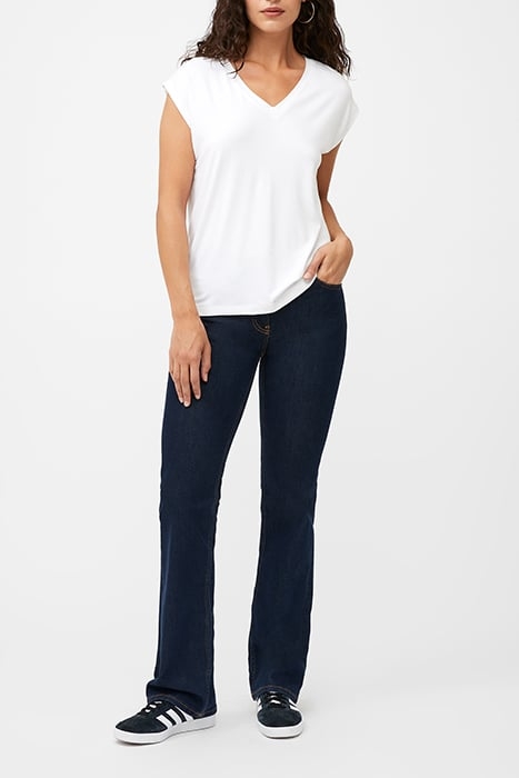 LORNA CORE SFT TCH JRSY VNK TP WHITE 3