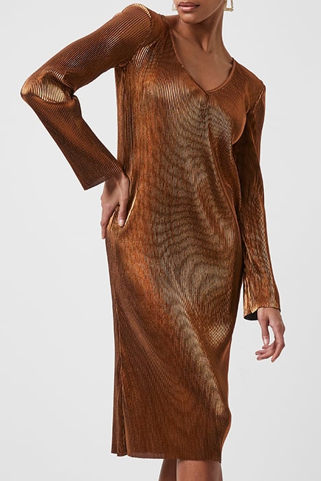 TAINA METALLC PLEATD JRSY DRSS MISC. 3