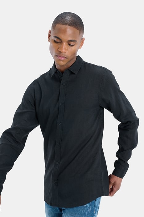 MA-LINEN SHIRT LS DARKGREY 6