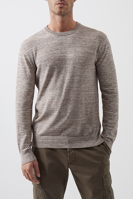 SPACE DYE JUMPER BLACK 1