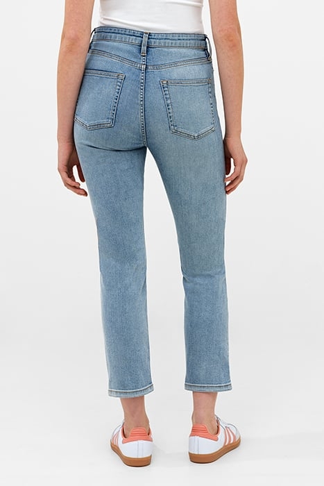 STRETCH DENIM CIGARETTE FIT ANKLE LENGTH JEANS 28 INCH BLEAC 2