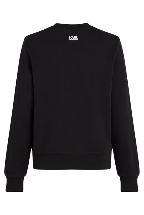 KARL ESSENTIAL LOGO SWEAT BLACK 2