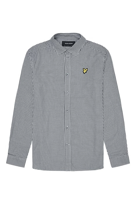 SHEPHERD CHECK SHIRT DARK NAVY/ WHITE 4