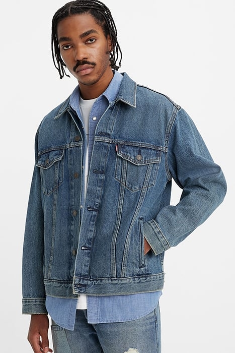 RELAXED JEANS DENIM JACKET BLUE 5