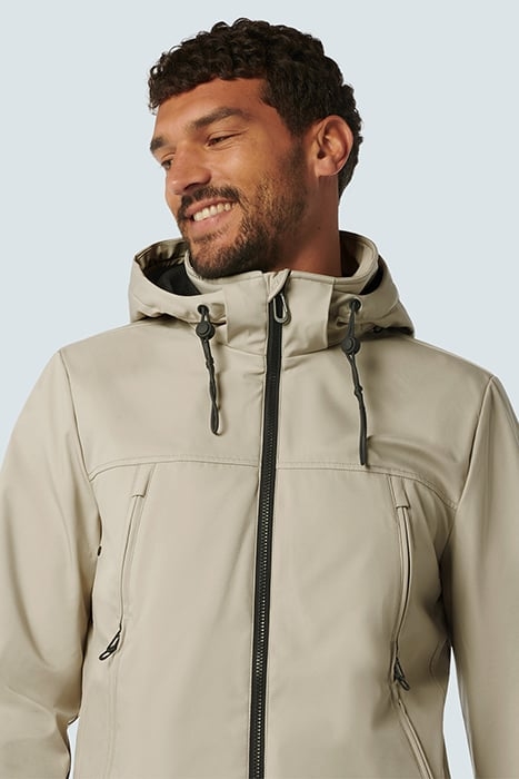 JACKET MID LONG HOODED STONE 6