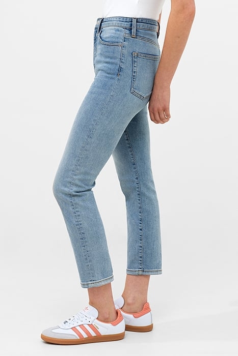 STRETCH DENIM CIGARETTE FIT ANKLE LENGTH JEANS 28 INCH BLEAC 4