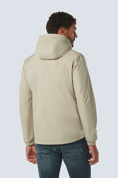 JACKET MID LONG HOODED STONE 2