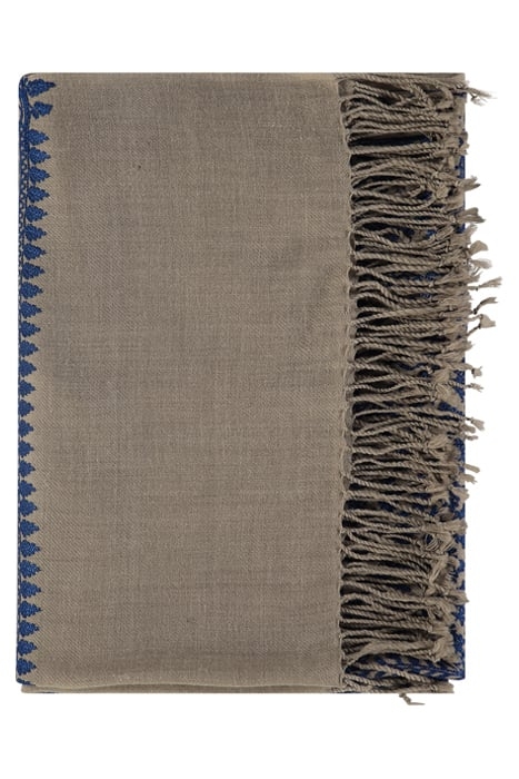 SCARF LUXURY EMBROIDERED FUNGHI 3