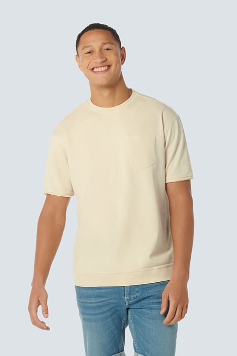 SWEATER SHORT SLEEVE CREWNECK CREAM 1