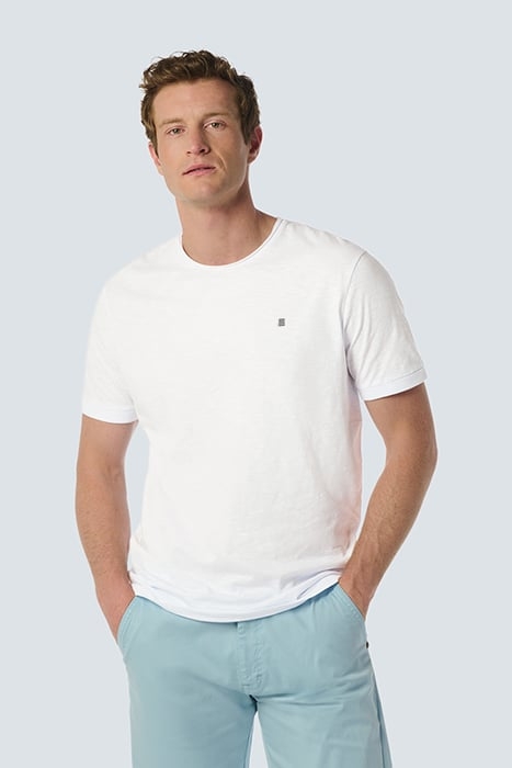 T-SHIRT CREWNECK SLUB WHITE 1