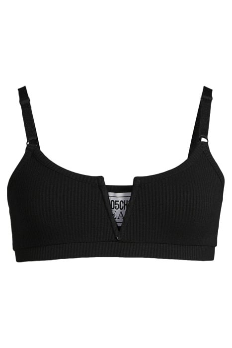 LOGO PATCH COTTON CROP TOP BLACK 3