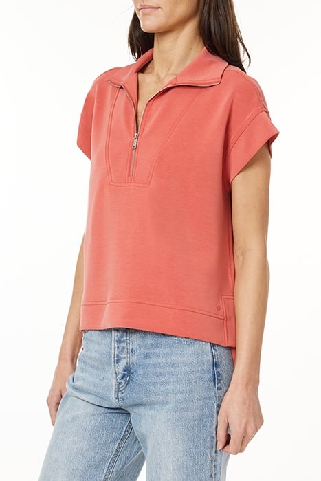 DOLMAN QUARTER ZIP MINERAL RED 5