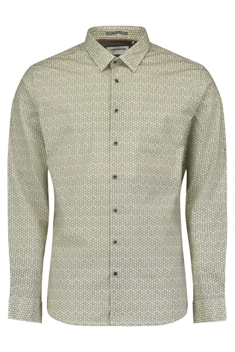 SHIRT STRETCH ALLOVER PRINTED OFFWHITE 4