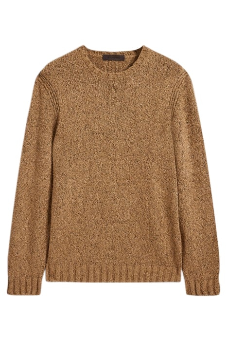 MAFRA EASY FIT CREWNECK WITH RIB KNIT DE CARAMEL 2