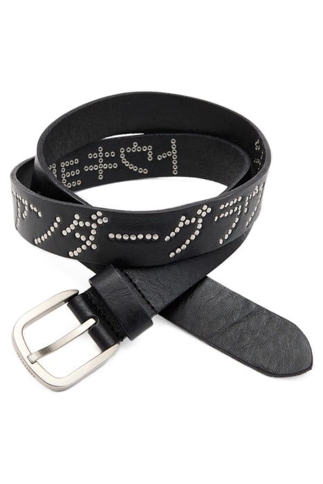 UNDERGRUND STUD BELT BLACK/DULL NICKEL 6