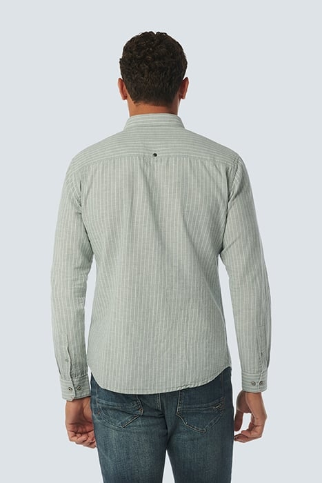 SHIRT STRIPES WITH LINEN ZINC 2