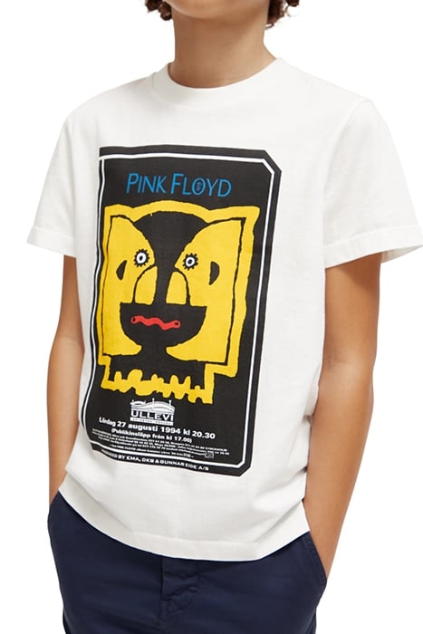 BOYS COTTON IN CONVERSION PINK FLOYD ARTWORK T-SHIRT OFF WHI 6