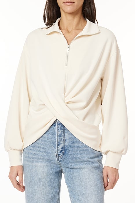 MODAL SCUBA TOP WHITE CAP GREY 1