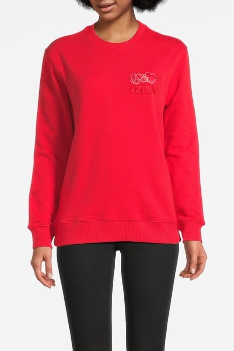 COTTON SWEATSHIRT RED 1