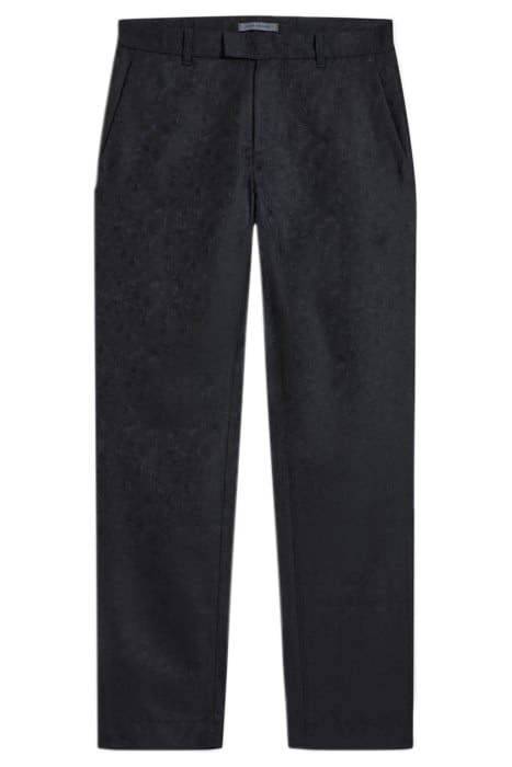 SLIM FIT PANTS WITH WELT HIP POCKET AND BLACK 1