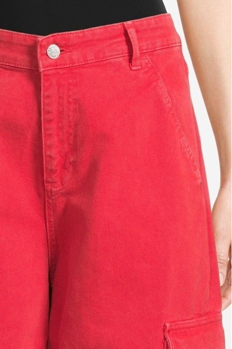 COTTON PANTS RED 4