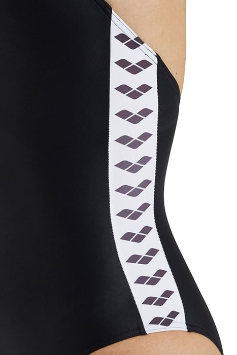 WOMEN'S ARENA ICONS SWIMSUIT RACER BACK BLACK 5