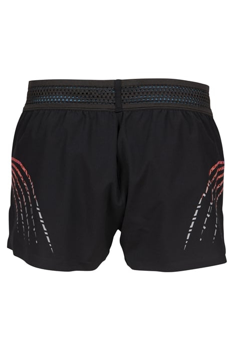 W A-ONE SHORT BLACK-FLUO RED 5