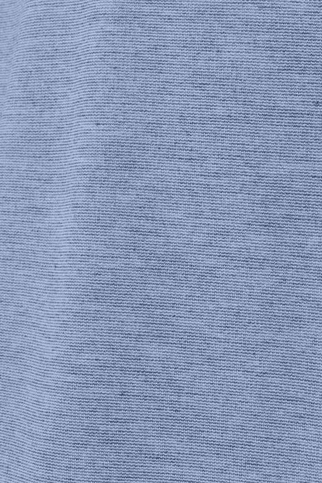 SHIRT SHORT SLEEVE JERSEY STRETCH MELANGE COBALT 7