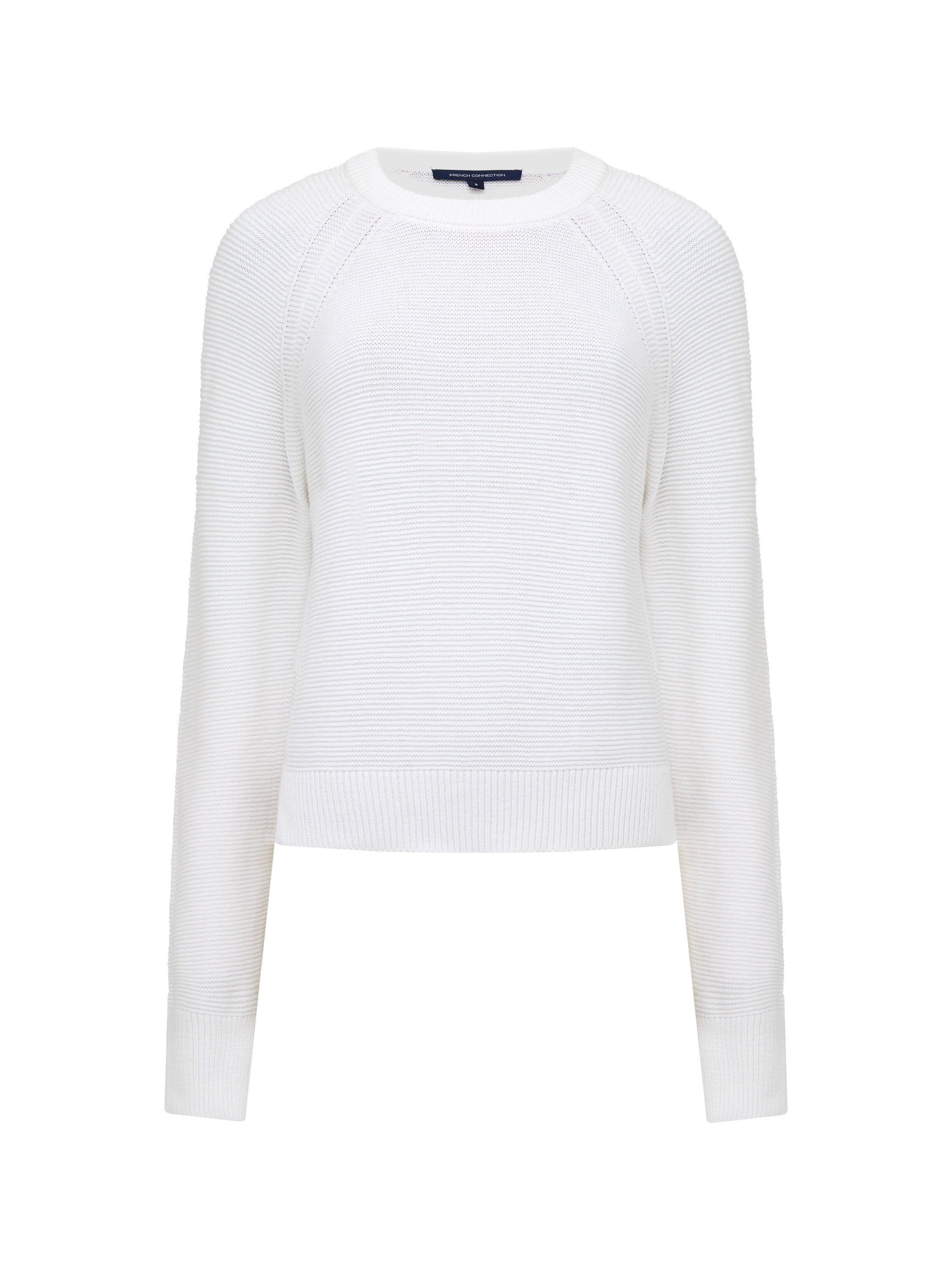 FRENCH CONNECTION LILY MOZART JUMPER SUMMER WHITE 5