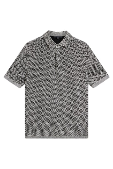 PORTO REGULAR FIT SS POLO WITH PIQUE STI BLACK 2