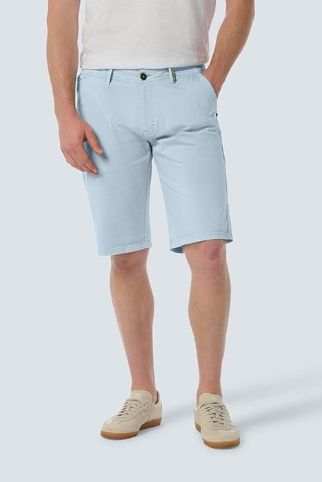 SHORT CHINO GARMENT DYED TWILL STRETCH SKY 1