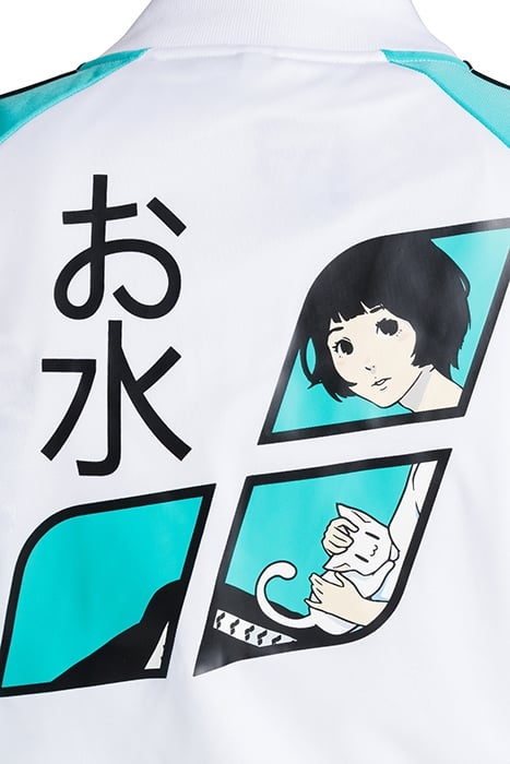 W RELAX IV TEAM JACKET ANIME WHITE-MINT 5