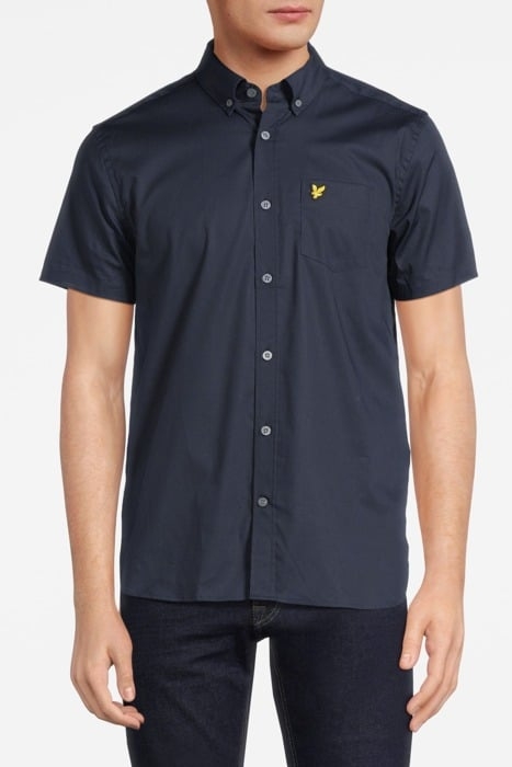 POPLIN SHORT SLEEVE SHIRT DARK NAVY 1