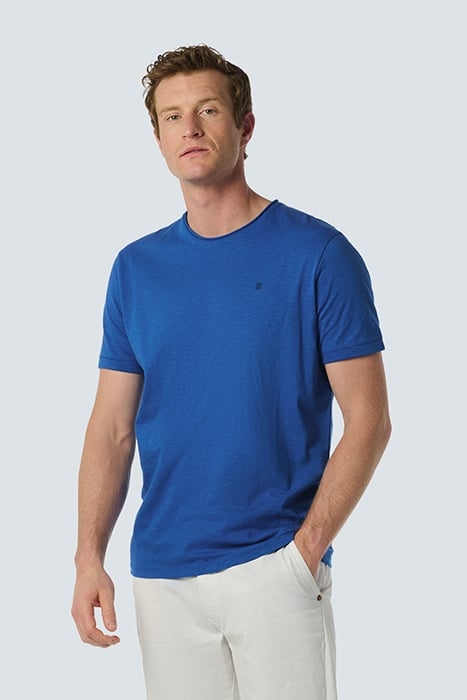 T-SHIRT CREWNECK SLUB COBALT 1