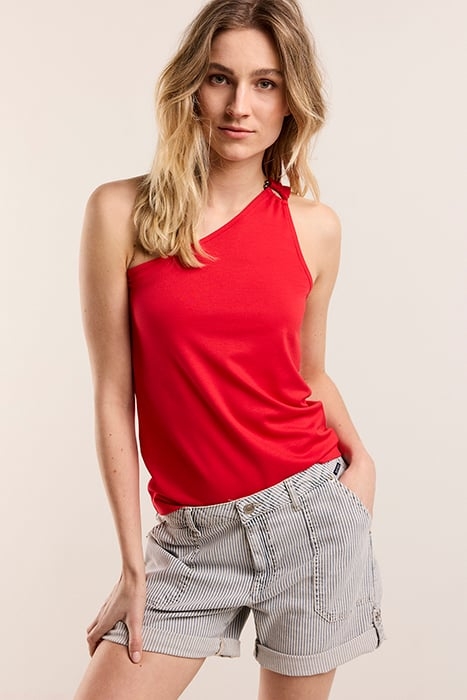 SINGLET HEAVY JERSEY POPPY 1