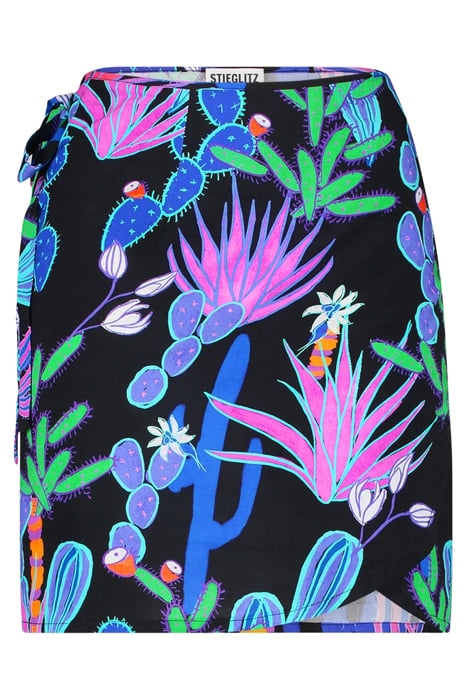 ELIA WRAP SKIRT BLACK 2