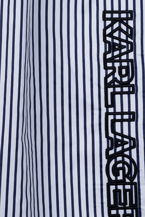 STRIPED PANTS W/EMBROIDERY WHITE/BLUE STRIPE 3