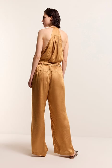 PANTS SOLID SATIN SOFT CAMEL 2