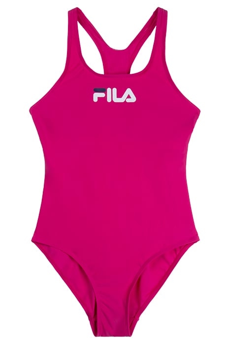 SIBARI RACER BACK SWIMSUIT PINK YARROW 1