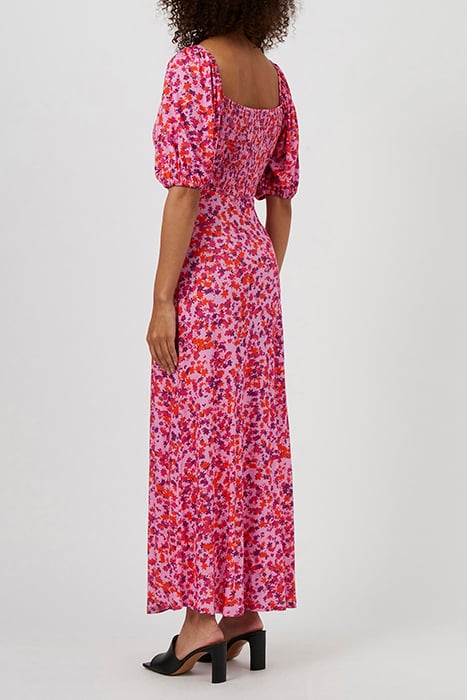 GRENADA JERSEY SMOCKED TOP DRS ORANGE 2