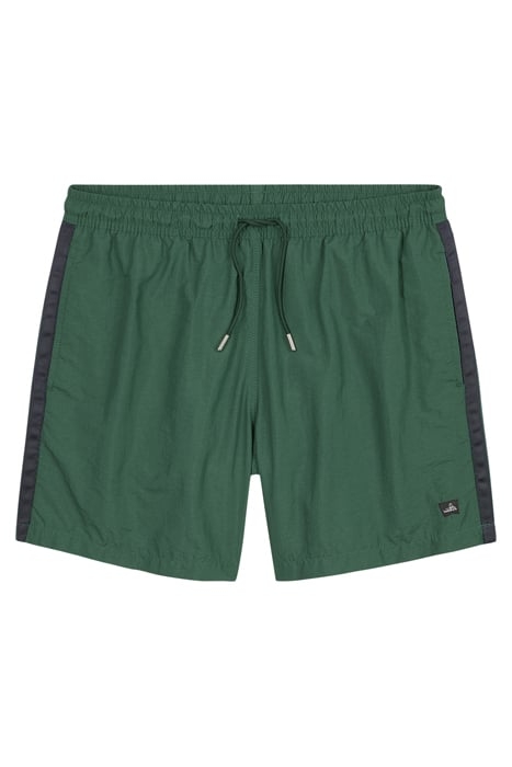 HUDSON-STRIPE | SWIM SHORTS PINE GREEN 1