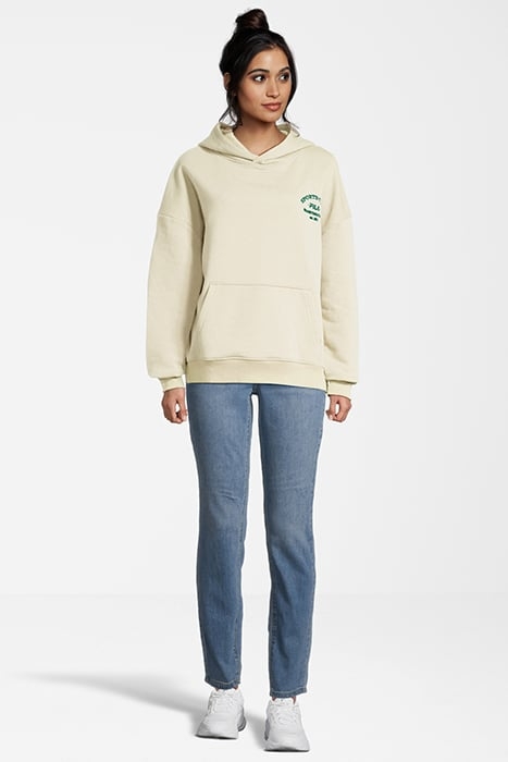 BITZ LOOSE FIT HOODY ANTIQUE WHITE 3