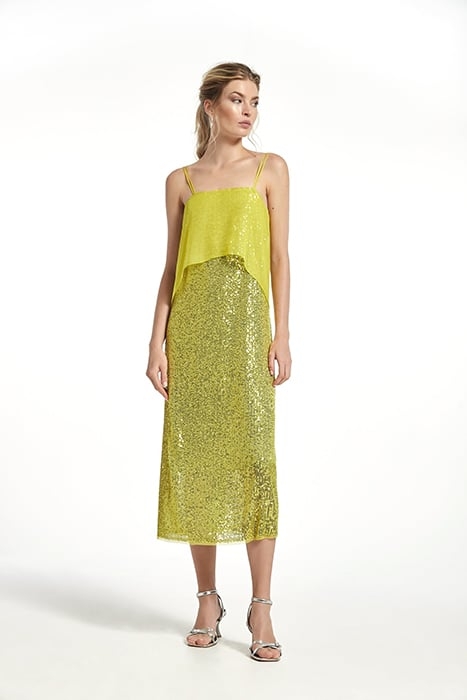 SHINE SEQUINS EUKEN DRESS FLUOR 1