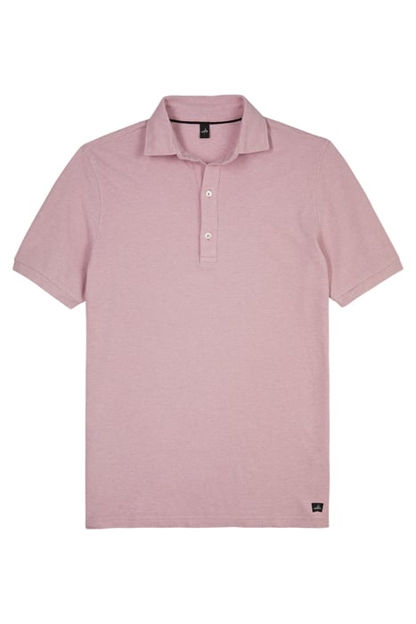 DAVIS | TAILORED POLOSHIRT SILVER PINK 1